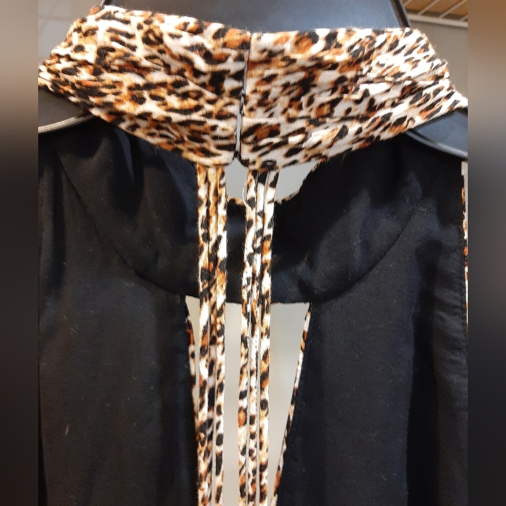 Free People Leopard Print Halter Maxi Dress in Brown and Black - Picture 7 of 10